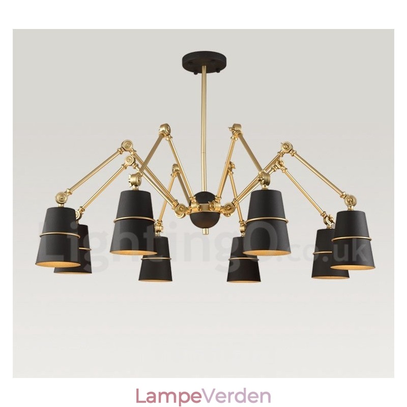 8 lys moderne moderne lysekrone lampe lys