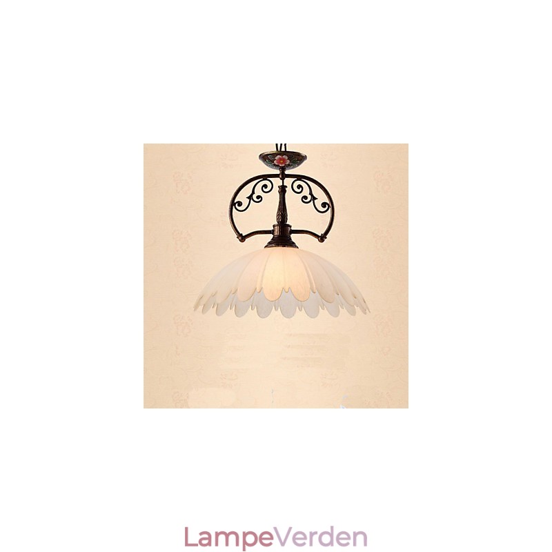 Retro håndmalet kunst vedhæng Lampe Belysning Lampe Belysning