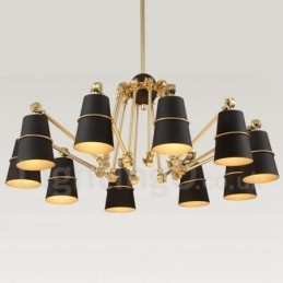 10 lys lysekronelampe med lys i moderne moderne stil