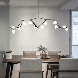 Moderne moderne 8 lys lysekrone lampe lys