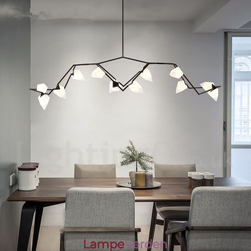 Moderne moderne 8 lys lysekrone lampe lys