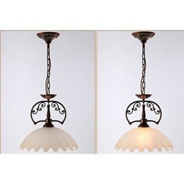 Retro håndmalet kunst vedhæng Lampe Belysning Lampe Belysning