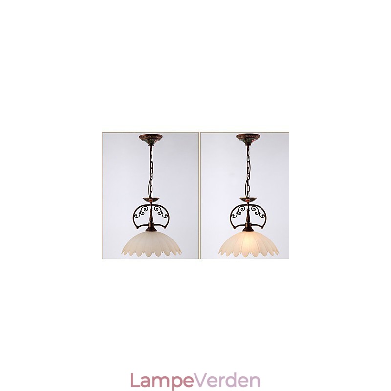 Retro håndmalet kunst vedhæng Lampe Belysning Lampe Belysning