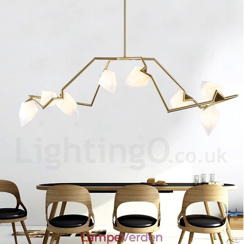 Moderne moderne 8 lys lysekrone lampe lys