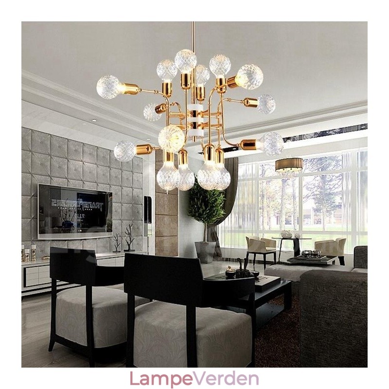 4 Tier Modern Contemporary 16 Light Lysekrone Lamp Light
