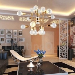 4 Tier Modern Contemporary 16 Light Lysekrone Lamp Light