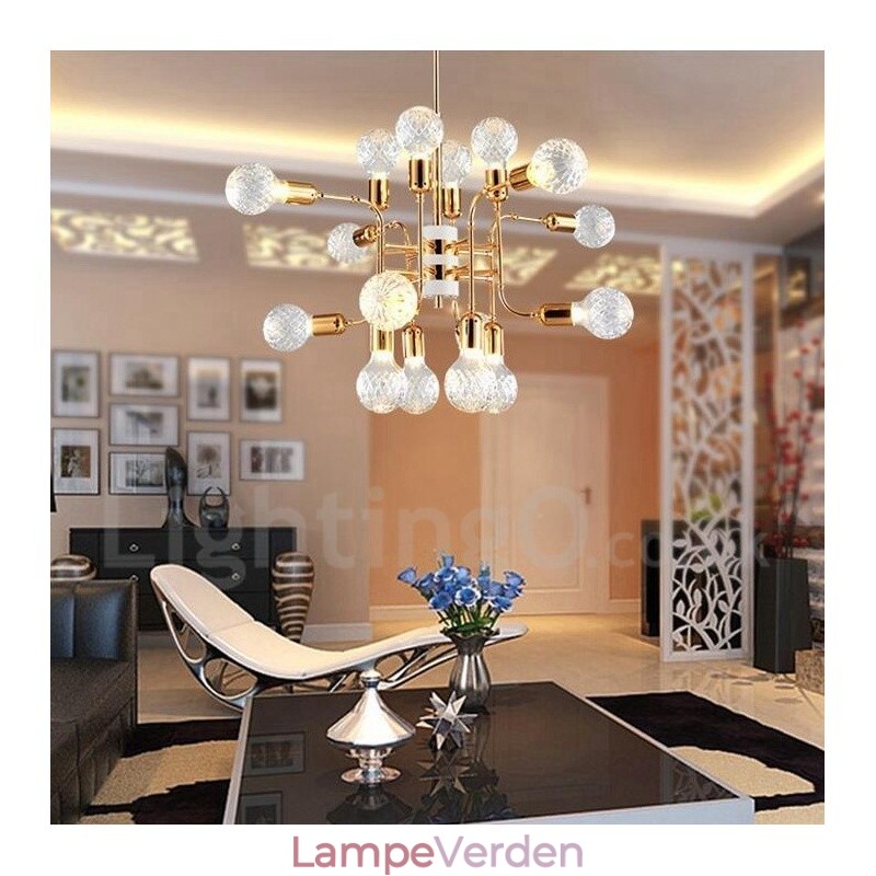 4 Tier Modern Contemporary 16 Light Lysekrone Lamp Light