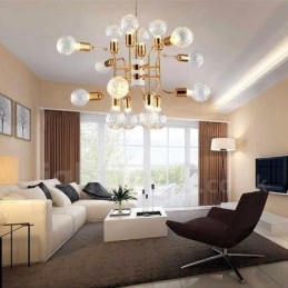 4 Tier Modern Contemporary 16 Light Lysekrone Lamp Light