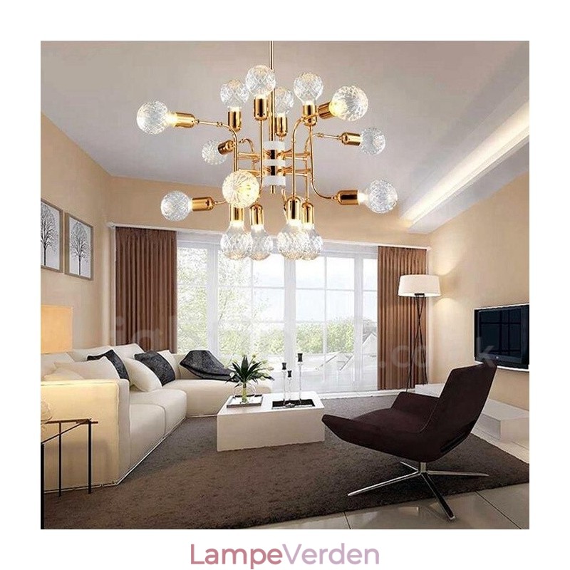 4 Tier Modern Contemporary 16 Light Lysekrone Lamp Light