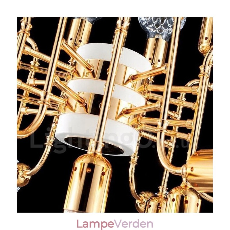 4 Tier Modern Contemporary 16 Light Lysekrone Lamp Light