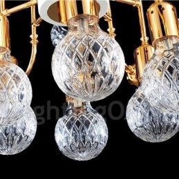 4 Tier Modern Contemporary 16 Light Lysekrone Lamp Light