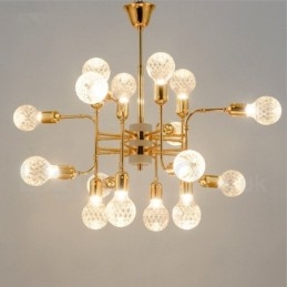 4 Tier Modern Contemporary 16 Light Lysekrone Lamp Light