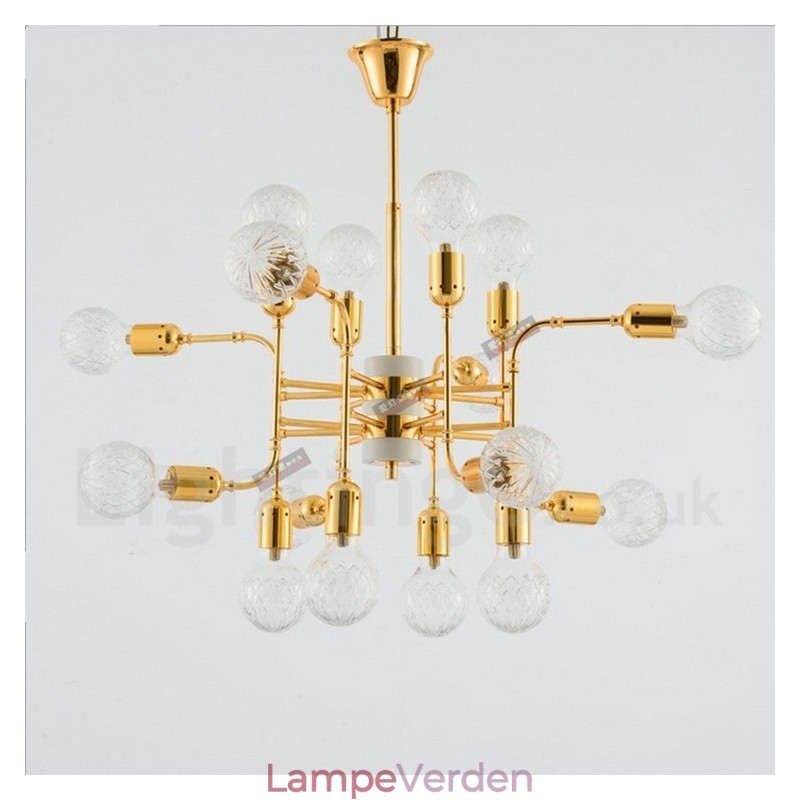 4 Tier Modern Contemporary 16 Light Lysekrone Lamp Light