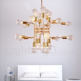 4 Tier Modern Contemporary 16 Light Lysekrone Lamp Light
