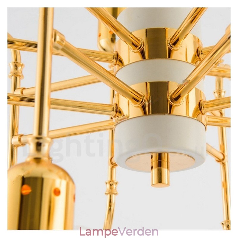4 Tier Modern Contemporary 16 Light Lysekrone Lamp Light