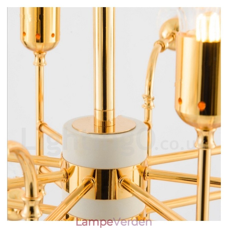 4 Tier Modern Contemporary 16 Light Lysekrone Lamp Light