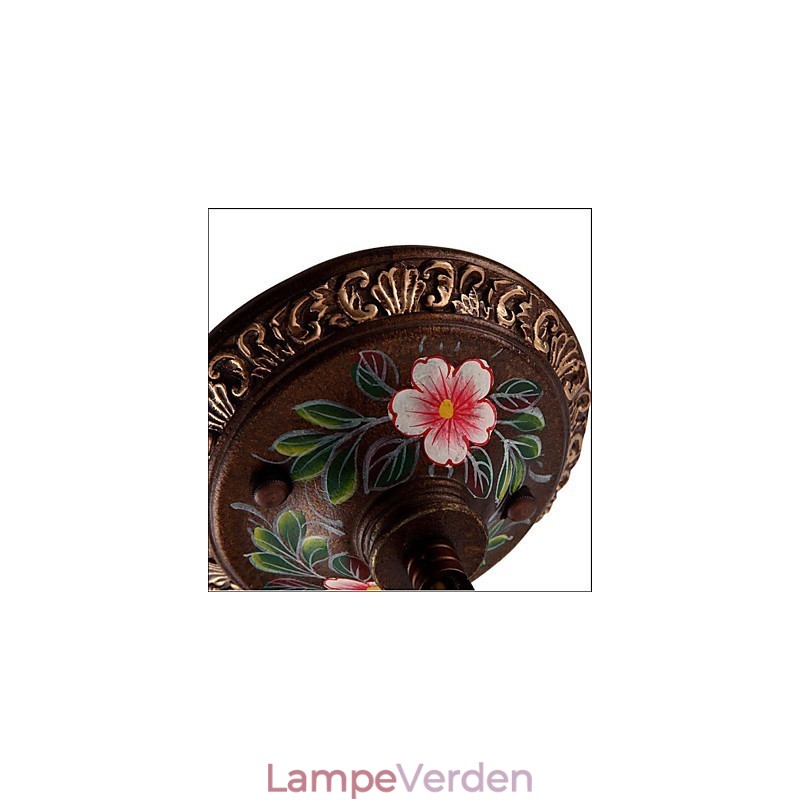 Retro håndmalet kunst vedhæng Lampe Belysning Lampe Belysning