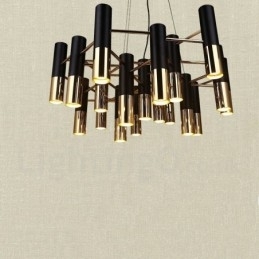 Moderne moderne 19 lys lysekrone Single Tier Lamp Light