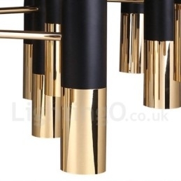 Moderne moderne 19 lys lysekrone Single Tier Lamp Light