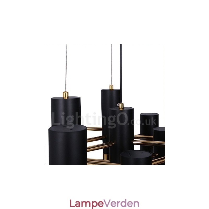 Moderne moderne 19 lys lysekrone Single Tier Lamp Light