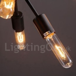 12 Light Retro Vintage Sputnik lysekrone