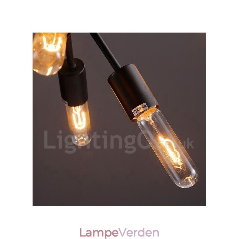 12 Light Retro Vintage Sputnik lysekrone