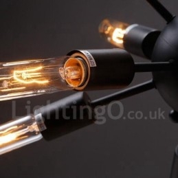 12 Light Retro Vintage Sputnik lysekrone