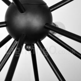 16 Light Vintage Retro Sputnik lysekrone