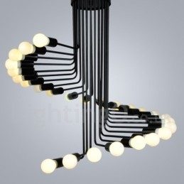 Sort 26 lys retro vintage moderne moderne lysekrone lampe lys