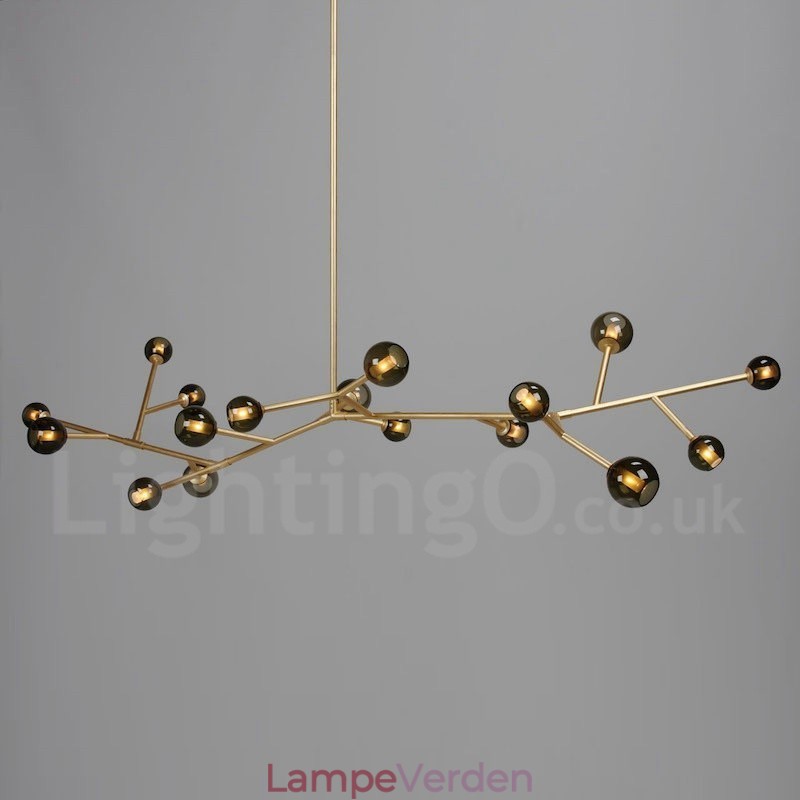 17 lys lysekrone Vintage Country Light