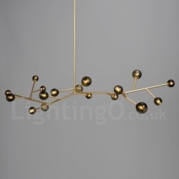 17 lys lysekrone Vintage Country Light
