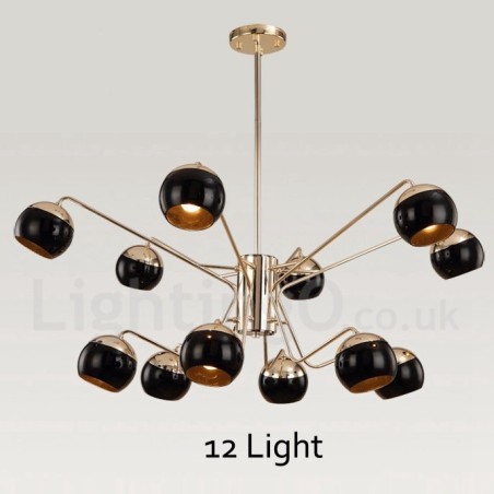 12 lys 2-lags moderne moderne metal lysekronelampe med glasskærm 12 lys 2-lags moderne moderne metal lysekronelampe med glasskærm