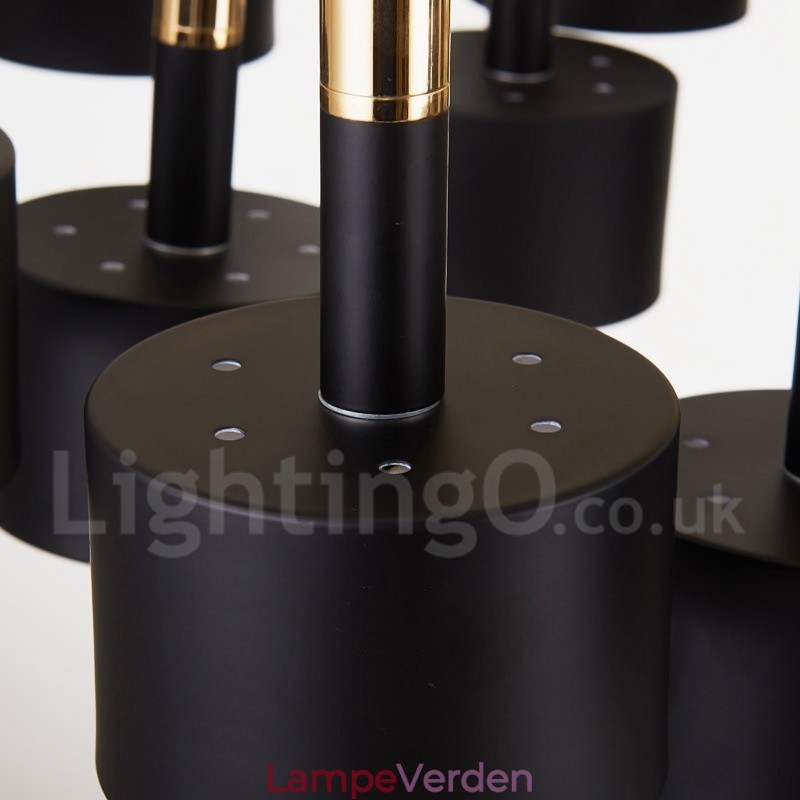 Modern Contemporary 12 Light 2 Tier lysekrone Lamp Light
