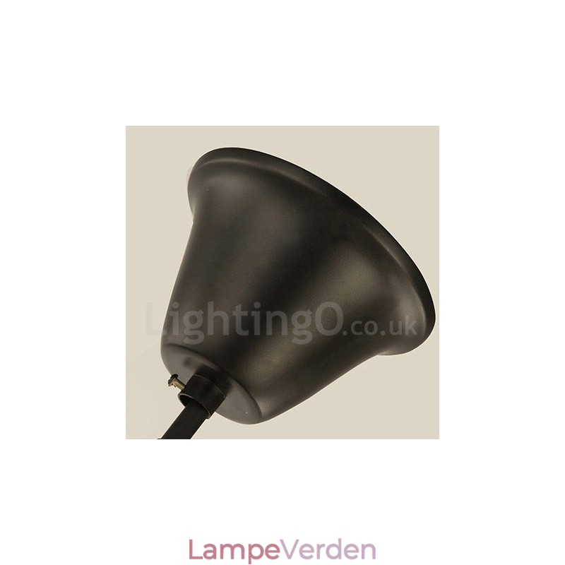 Country Retro 6 Light Single Tier lysekrone Lampe Light