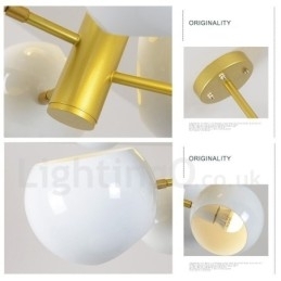 Hvid 10 lys moderne moderne lysekrone lampe lys
