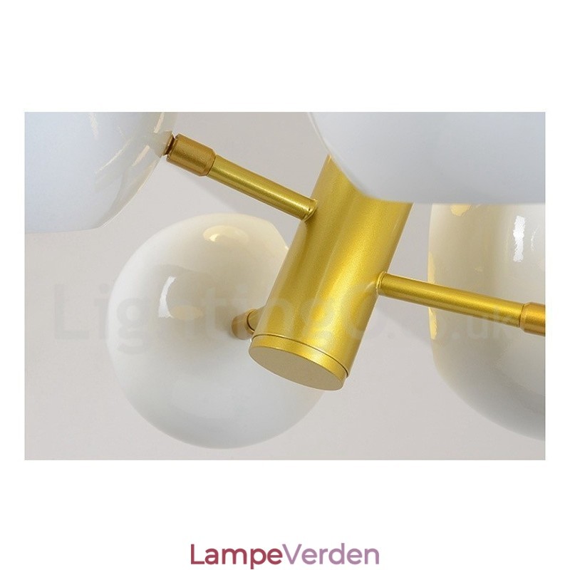 Hvid 10 lys moderne moderne lysekrone lampe lys