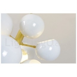 Hvid 10 lys moderne moderne lysekrone lampe lys