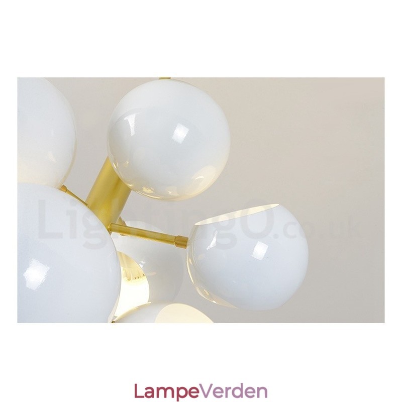 Hvid 10 lys moderne moderne lysekrone lampe lys