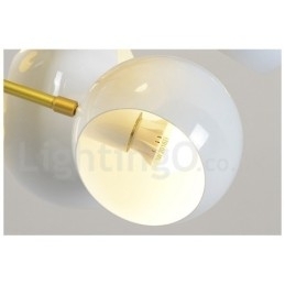 Hvid 10 lys moderne moderne lysekrone lampe lys
