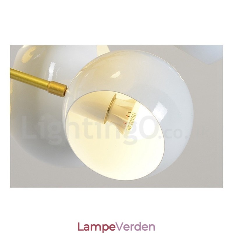 Hvid 10 lys moderne moderne lysekrone lampe lys