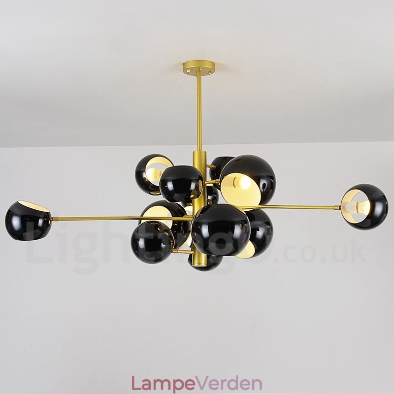 Sort 13 lys moderne moderne lysekrone lampe lys