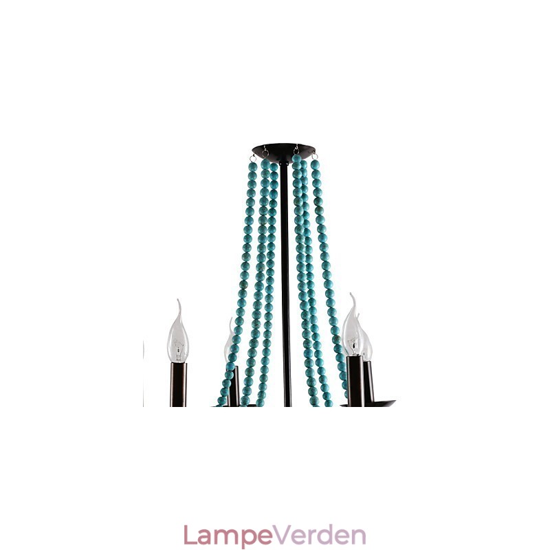 Bohemia 6 Simple European Mediterranean Head DropAmerican Country British Rural Living Lamps