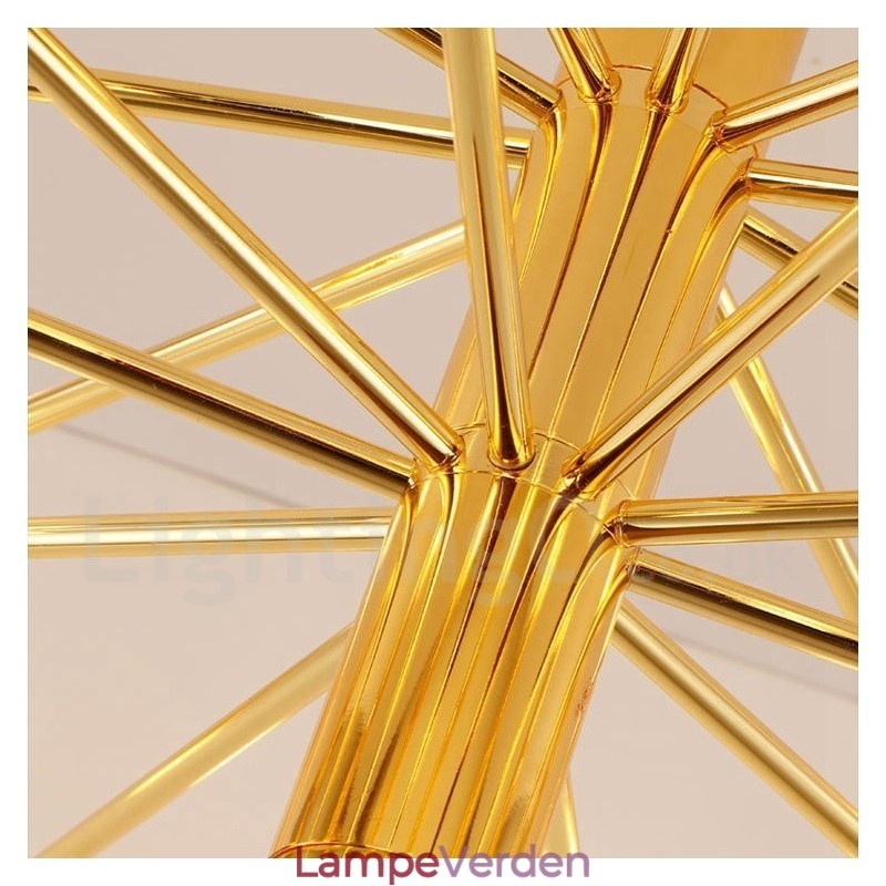 40 lys gylden 2-lags moderne moderne lysekrone lyslampe