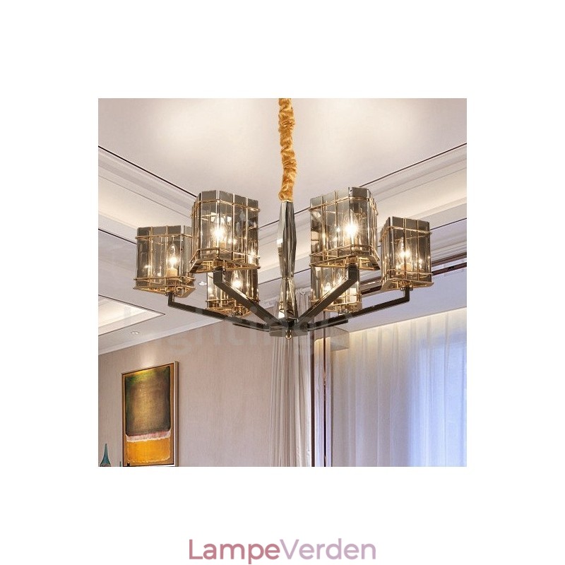 6 lys moderne moderne enkelt lag lysekrone lys