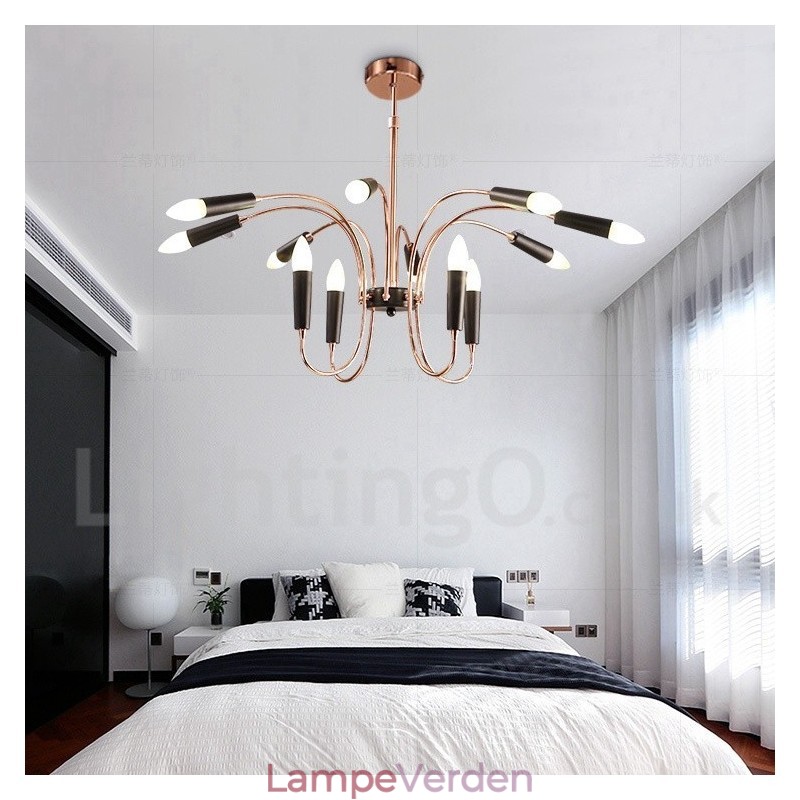 2 Tier 12 Light Modern Contemporary Chandelier Light