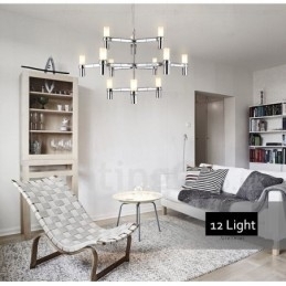 12 Light 3 Tier Modern Contemporary Chandelier Lamp Light