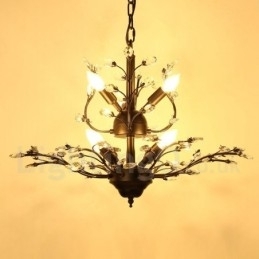 60 cm Højde 45 cm bred moderne moderne 7 lys lysekrone lampe lys