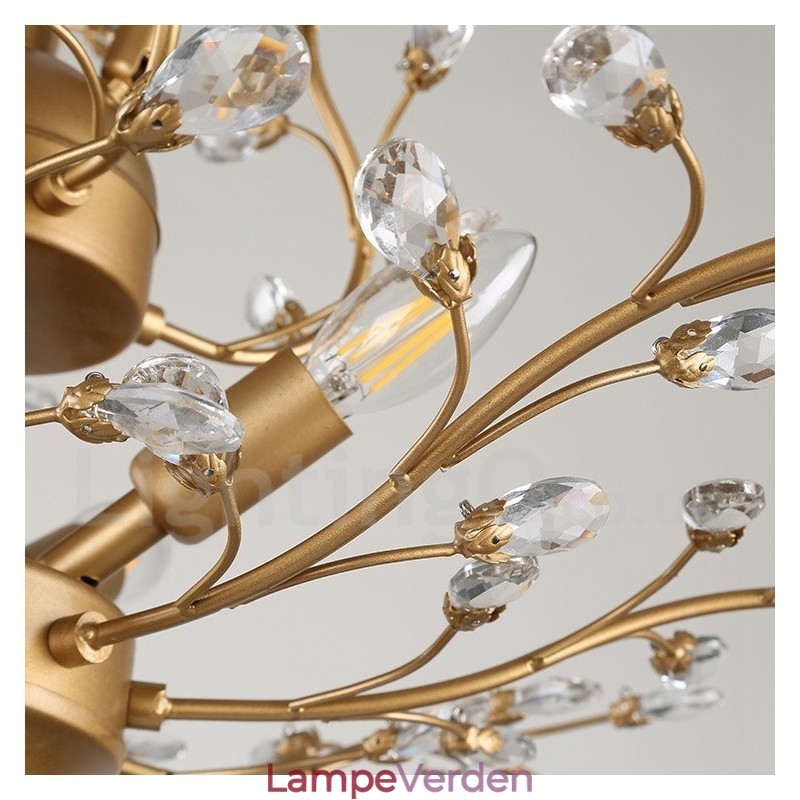 60 cm Højde 45 cm bred moderne moderne 7 lys lysekrone lampe lys