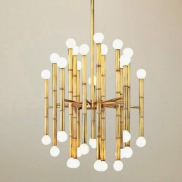 Modern Contemporary 30 Light 2-tiers lysekrone til lys