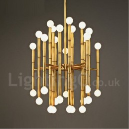 Modern Contemporary 30 Light 2-tiers lysekrone til lys